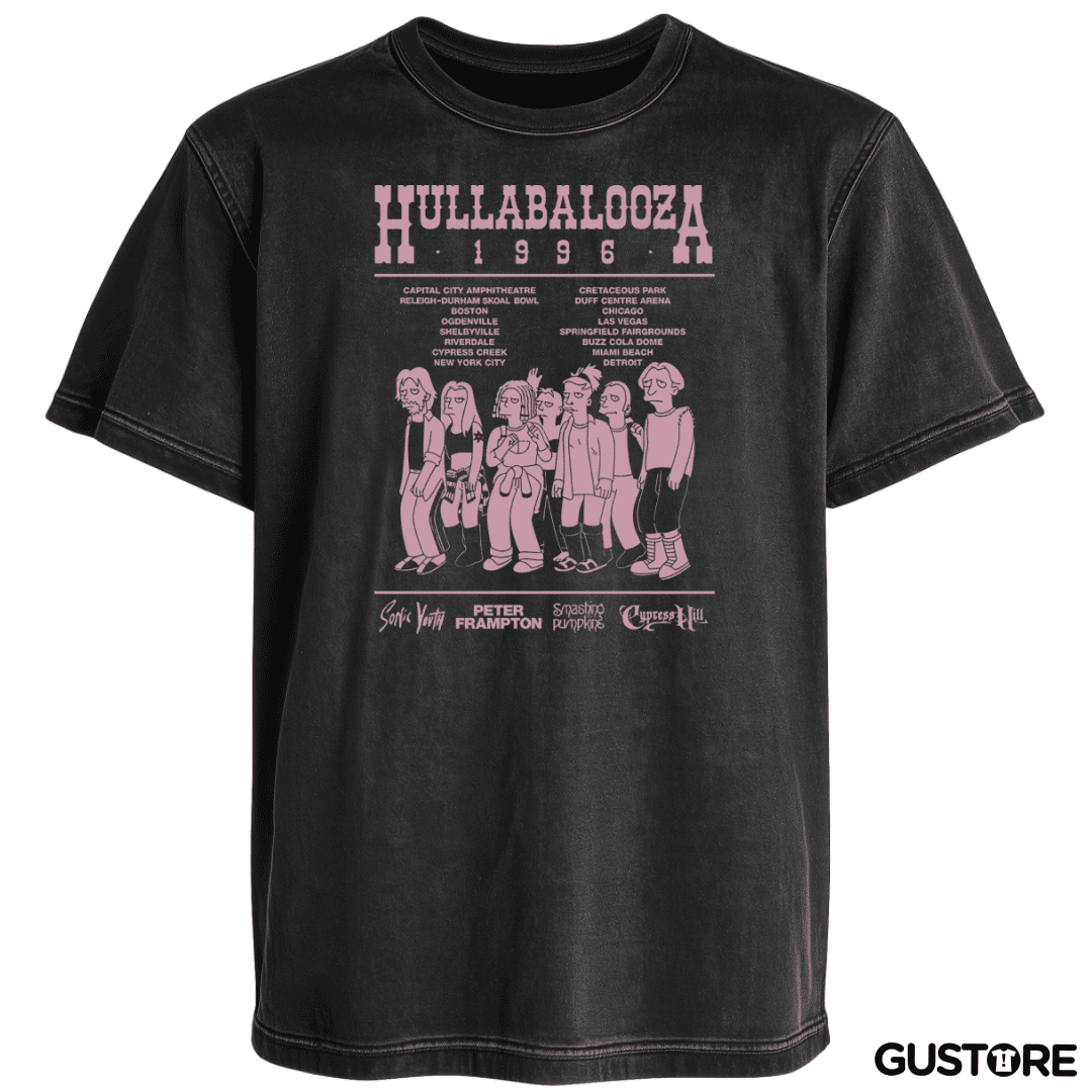 Polera desgastada Hullabalooza Springfield 