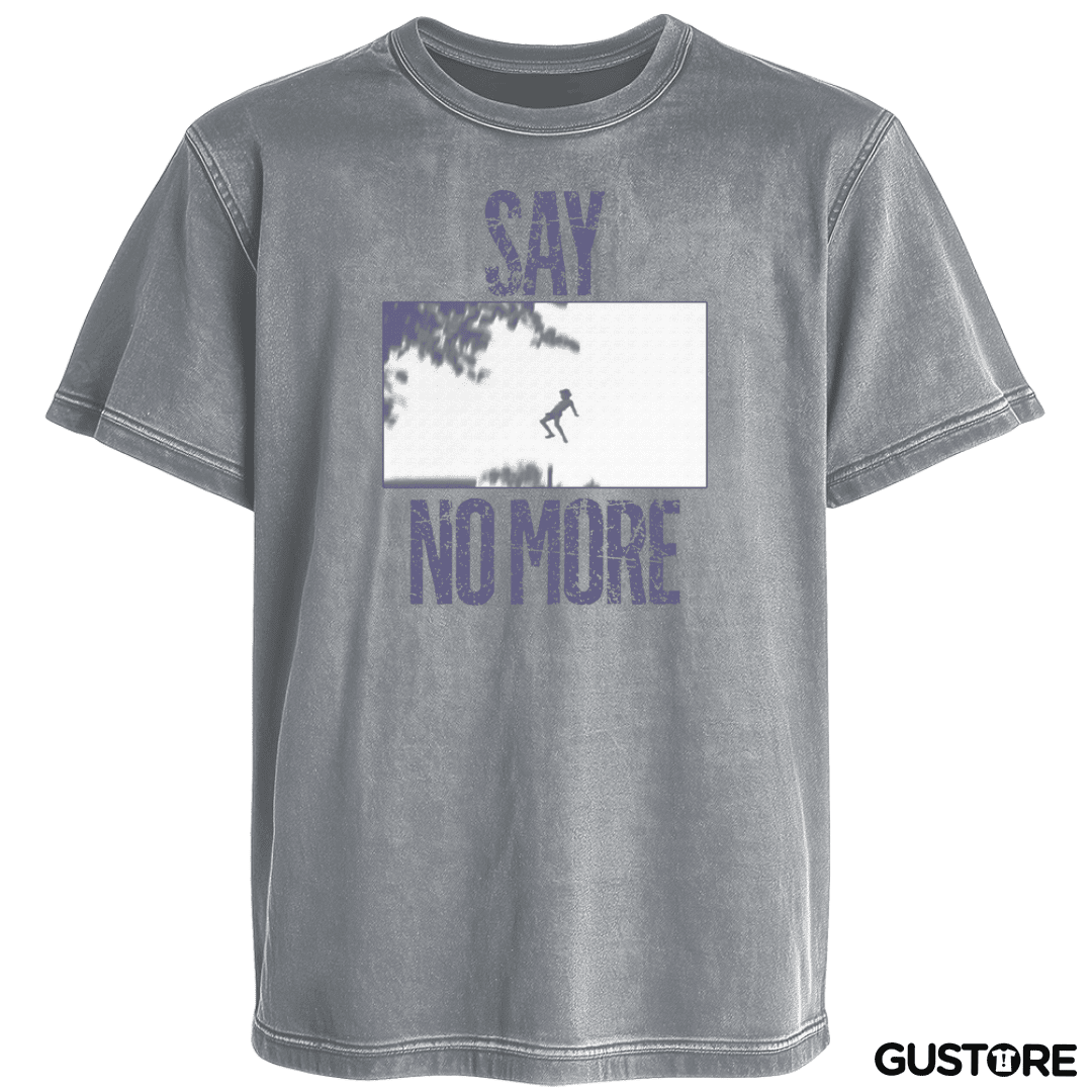 Polera desgastada Say no more