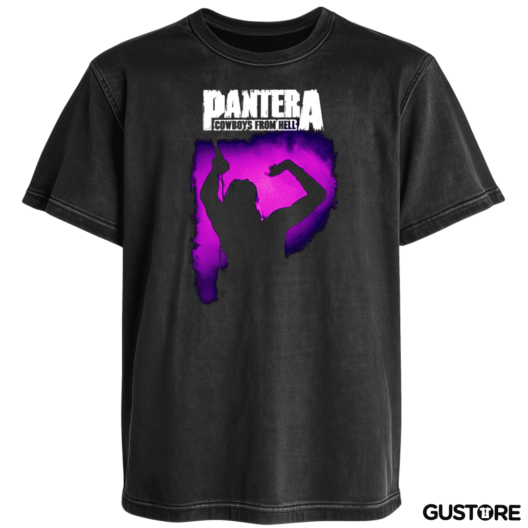 Polera desgastada Pantera Anselmo