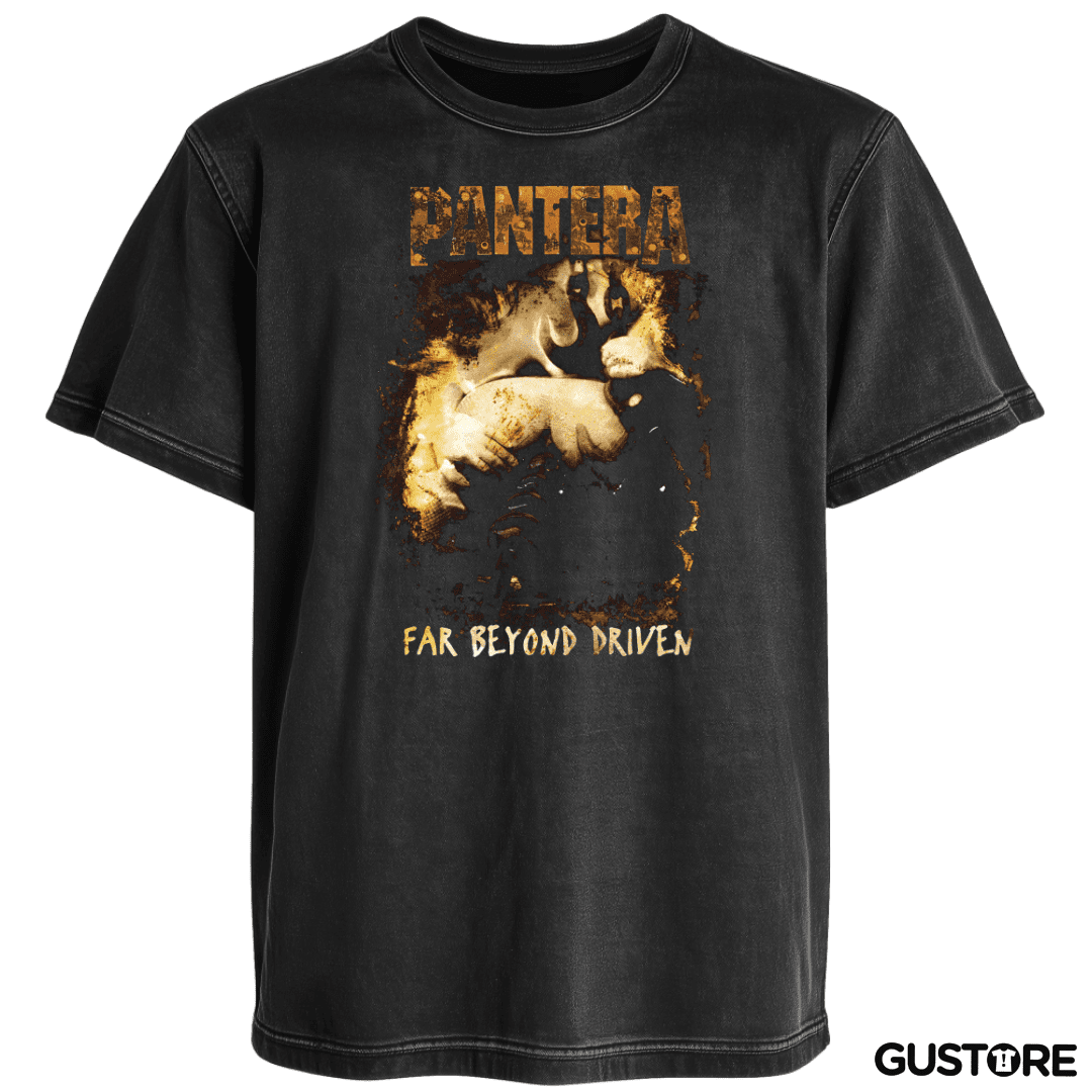 Polera desgastada Pantera Far Beyond Driven