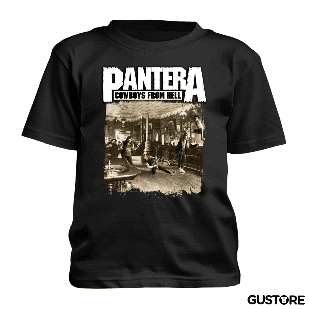 Polera de niño Pantera Cowboys From Hell