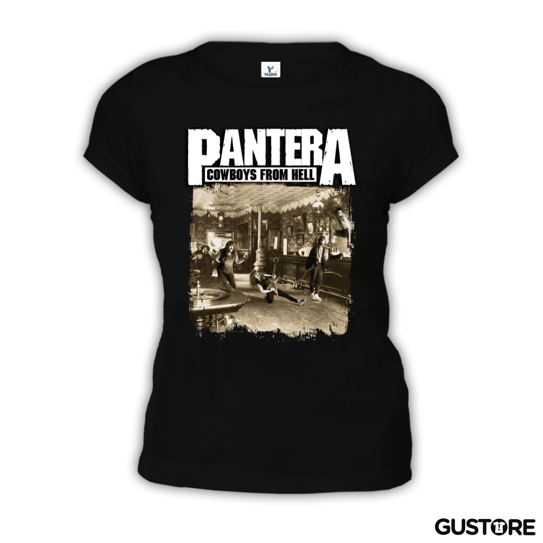 Polera de Mujer Pantera Cowboys From Hell