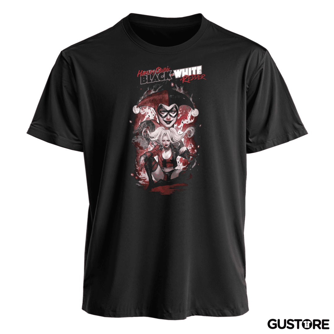 Polera Harley Quinn Black & White