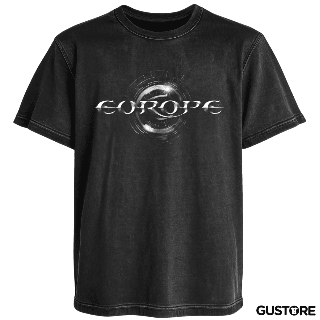 Polera desgastada Europe Logo