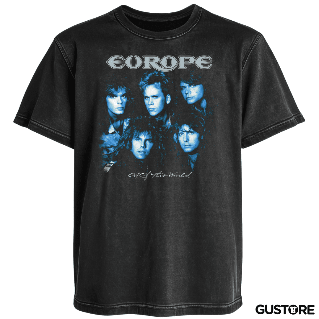 Polera desgastada Europe Out of This World