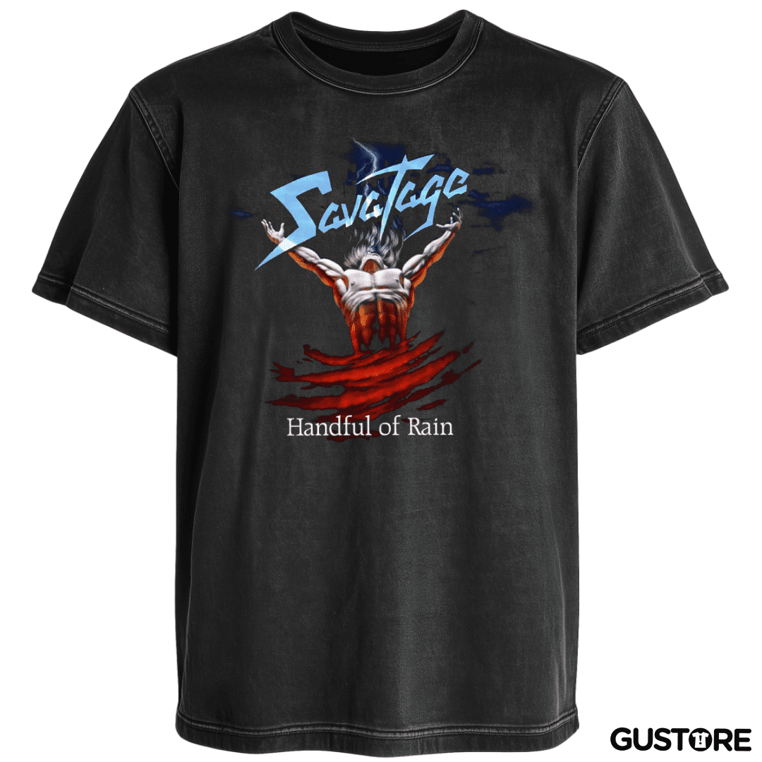 Polera desgastada Savatage Handful of Rain