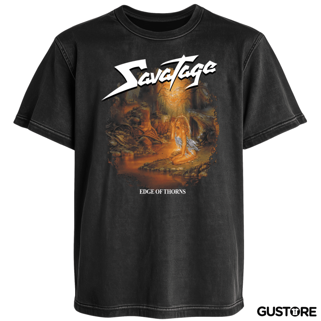 Polera desgastada Savatage Edge of Thorns