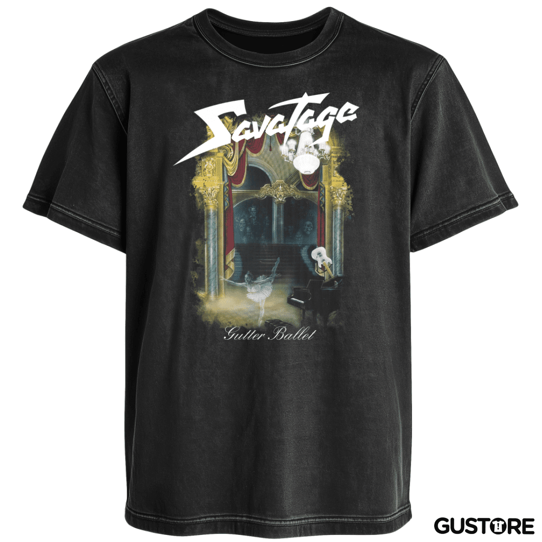 Polera desgastada Savatage Gutter Ballet