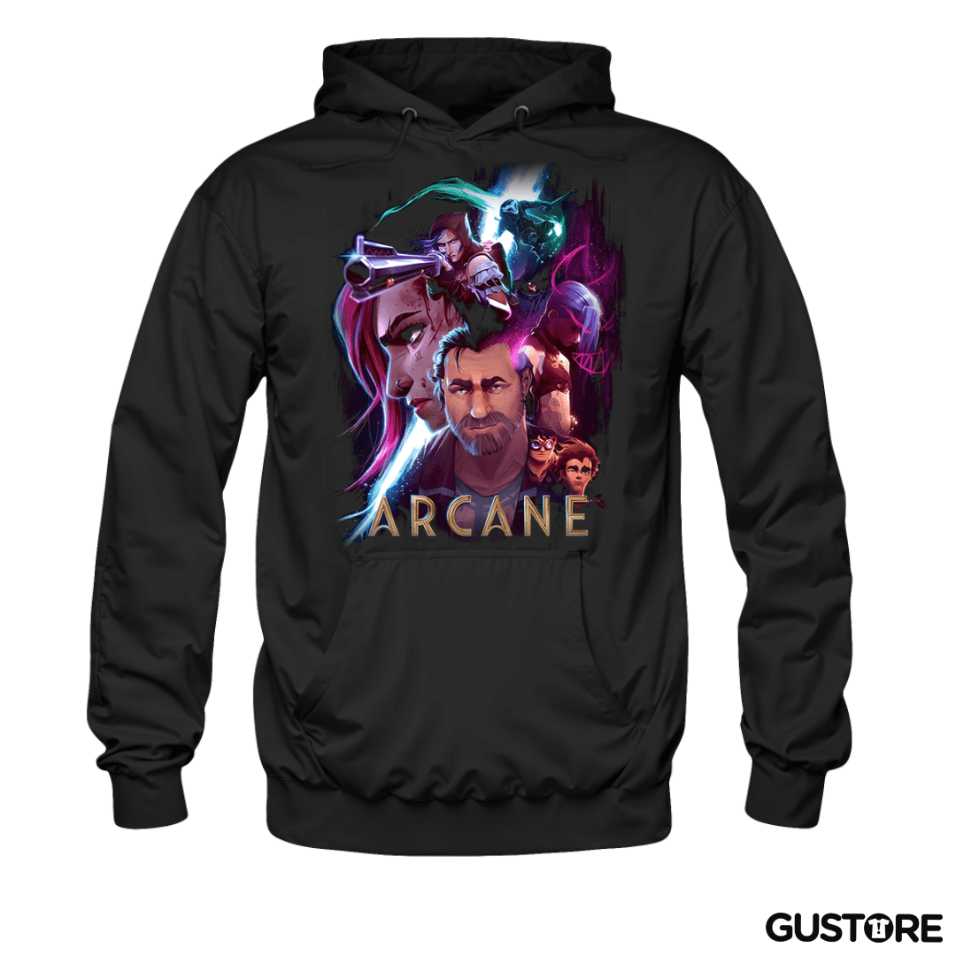 Polerón Canguro Arcane Lol
