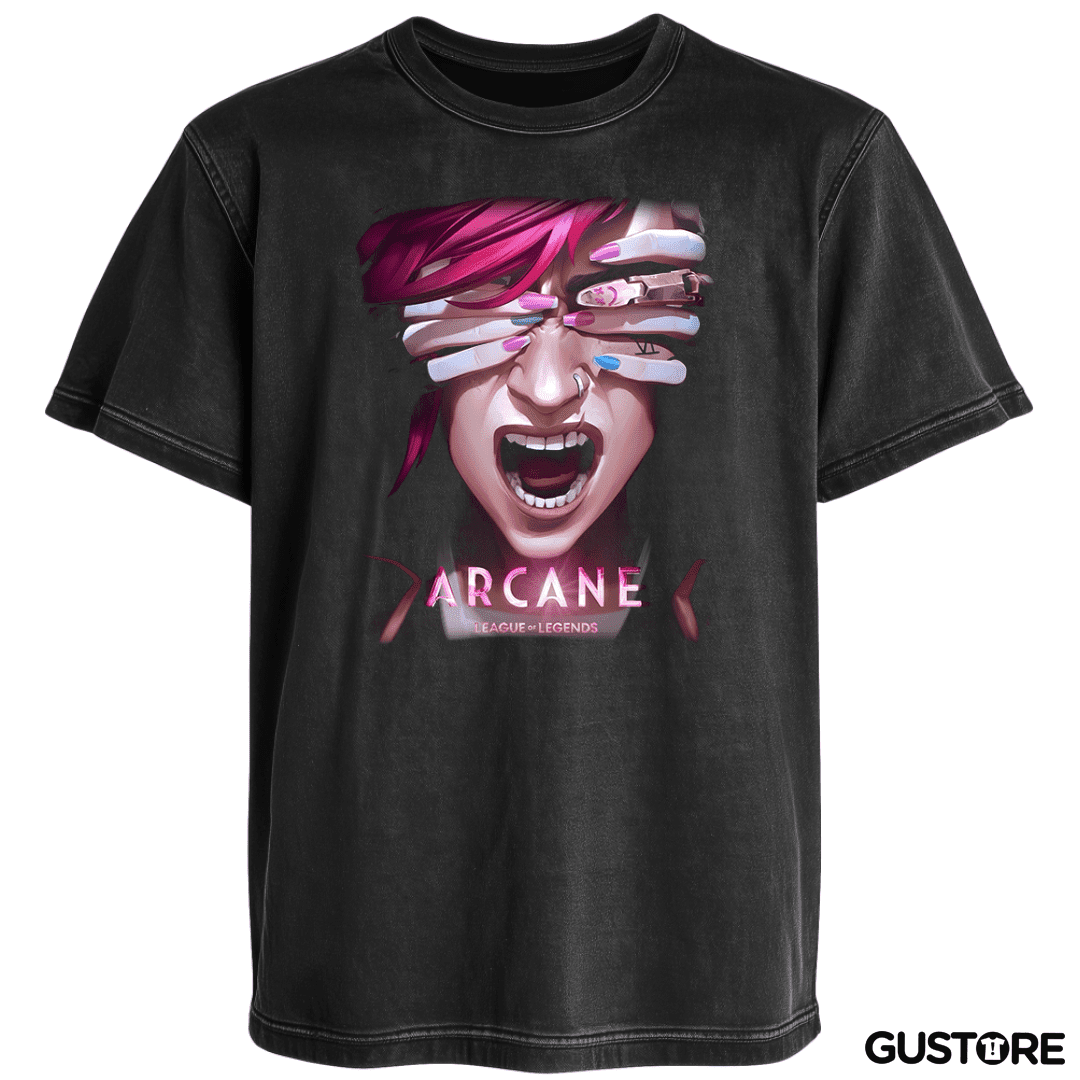 Polera desgastada Arcane VI