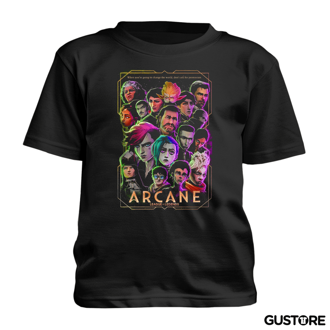 Polera de niño Arcane serie