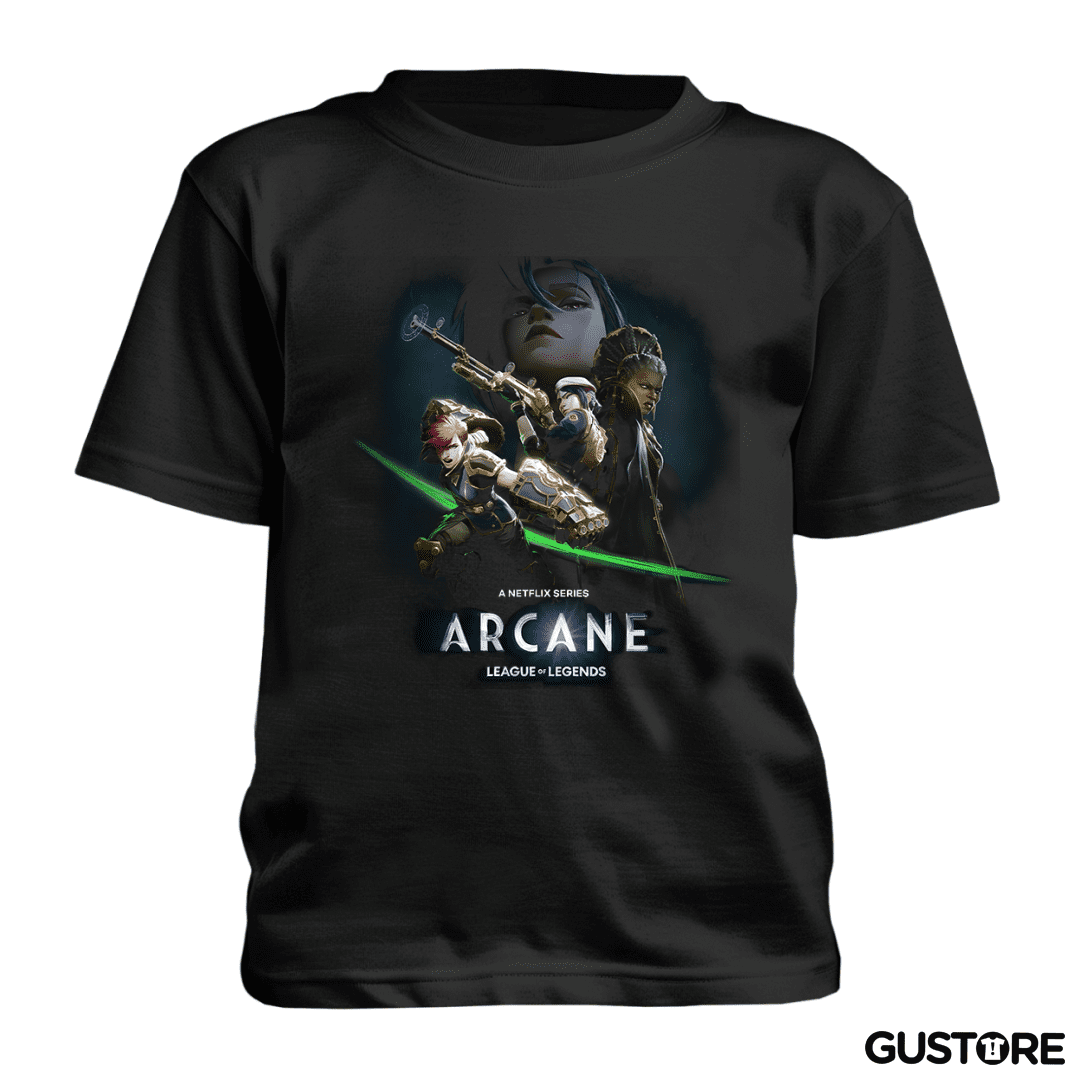 Polera de niño League of Legends Arcane