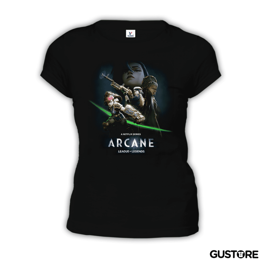 Polera de Mujer League of Legends Arcane