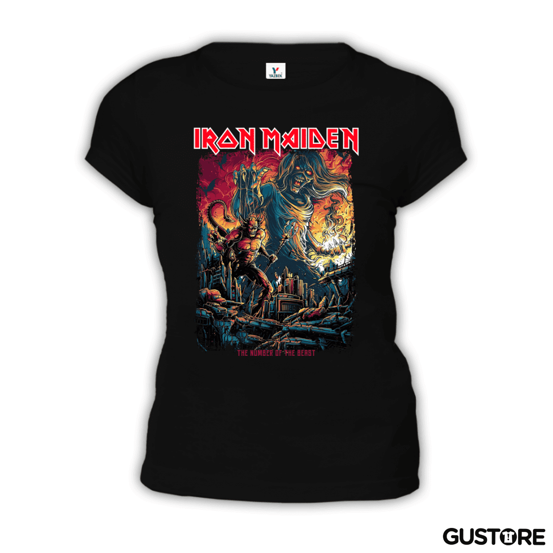 Polera de Mujer Iron Maiden The Number