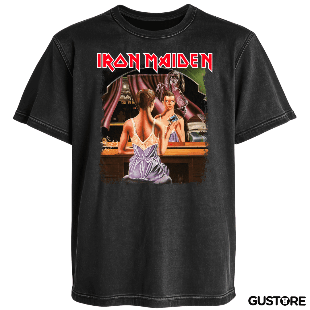 Polera desgastada Iron Maiden Twilight Zone