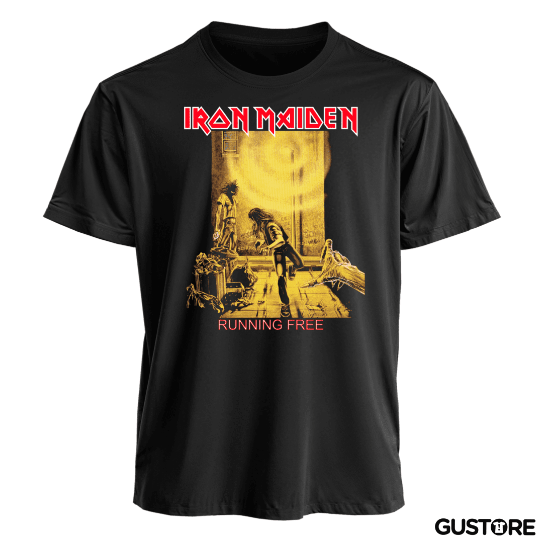 Polera Iron Maiden Running Free