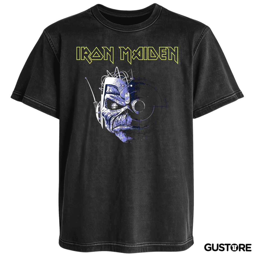 Polera desgastada Iron Maiden Wasted