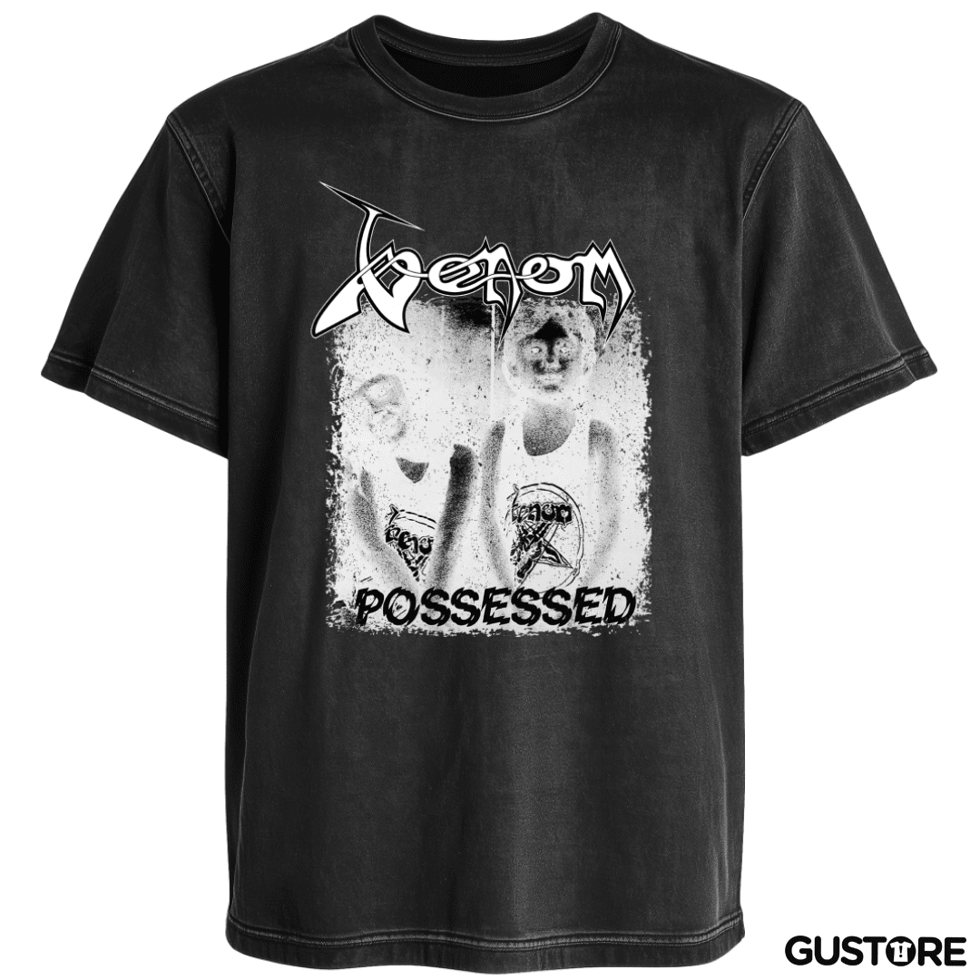 Polera desgastada Venom Possessed 