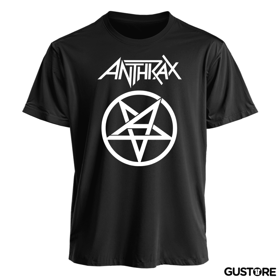 Polera Anthrax Logo