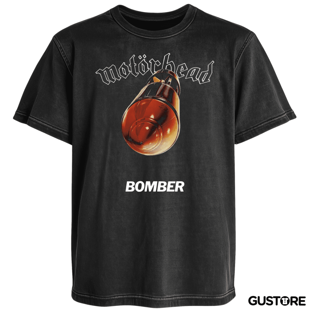 Polera desgastada Motorhead Bomber
