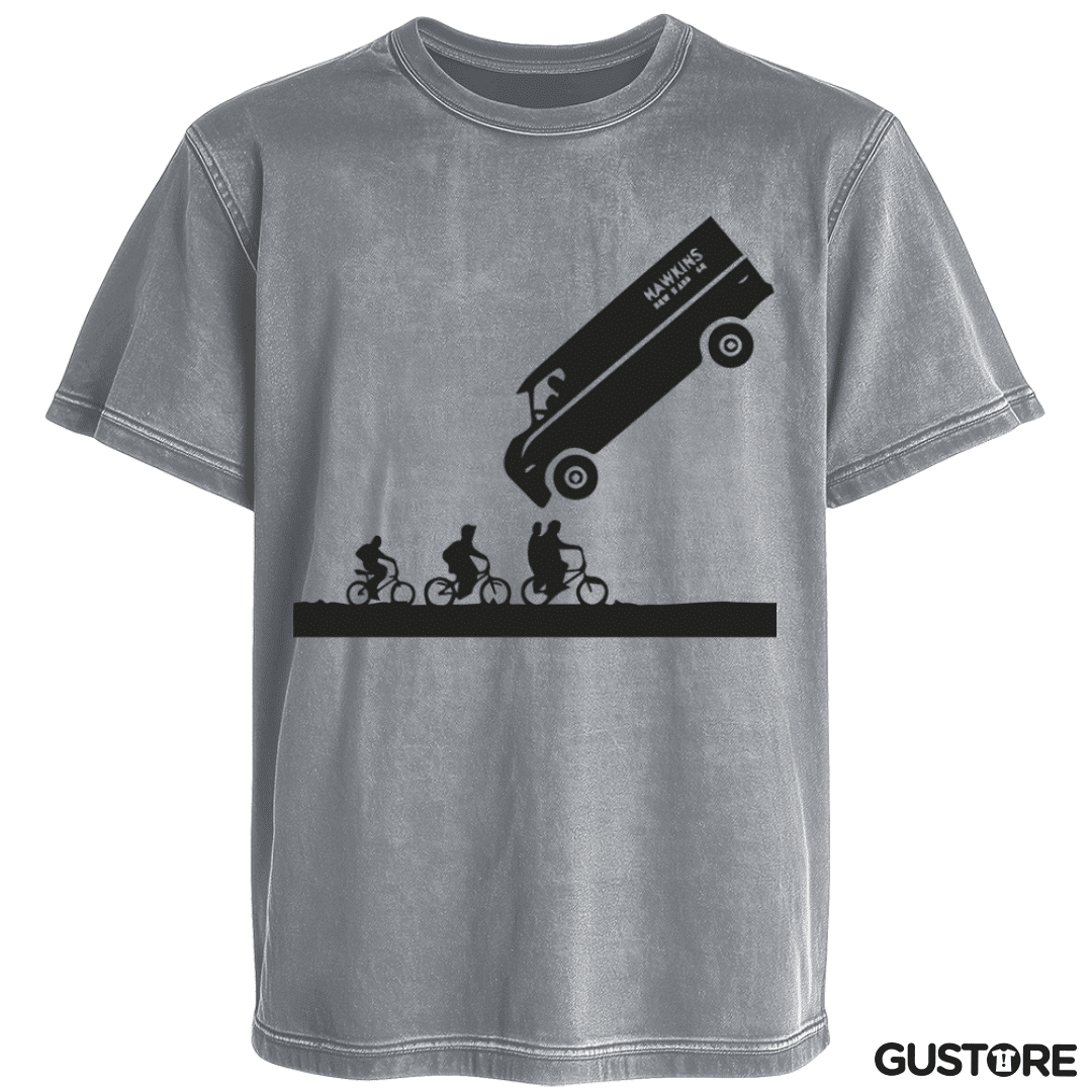 Polera desgastada Strager things