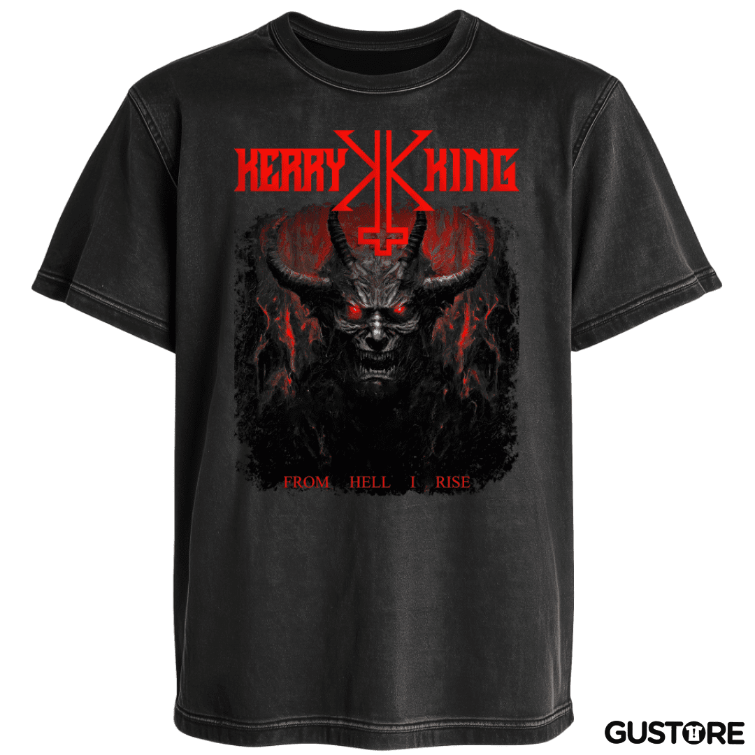 Polera desgastada Kerry King From Hell I Rise