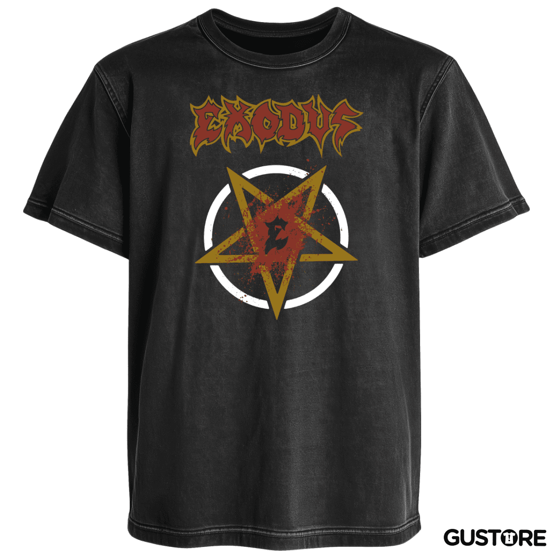 Polera desgastada Exodus No Love 