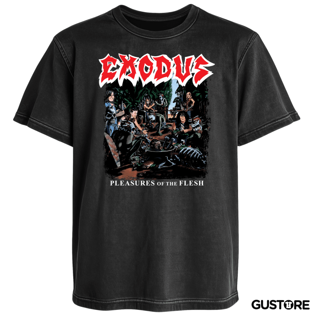 Polera desgastada Exodus Pleasures