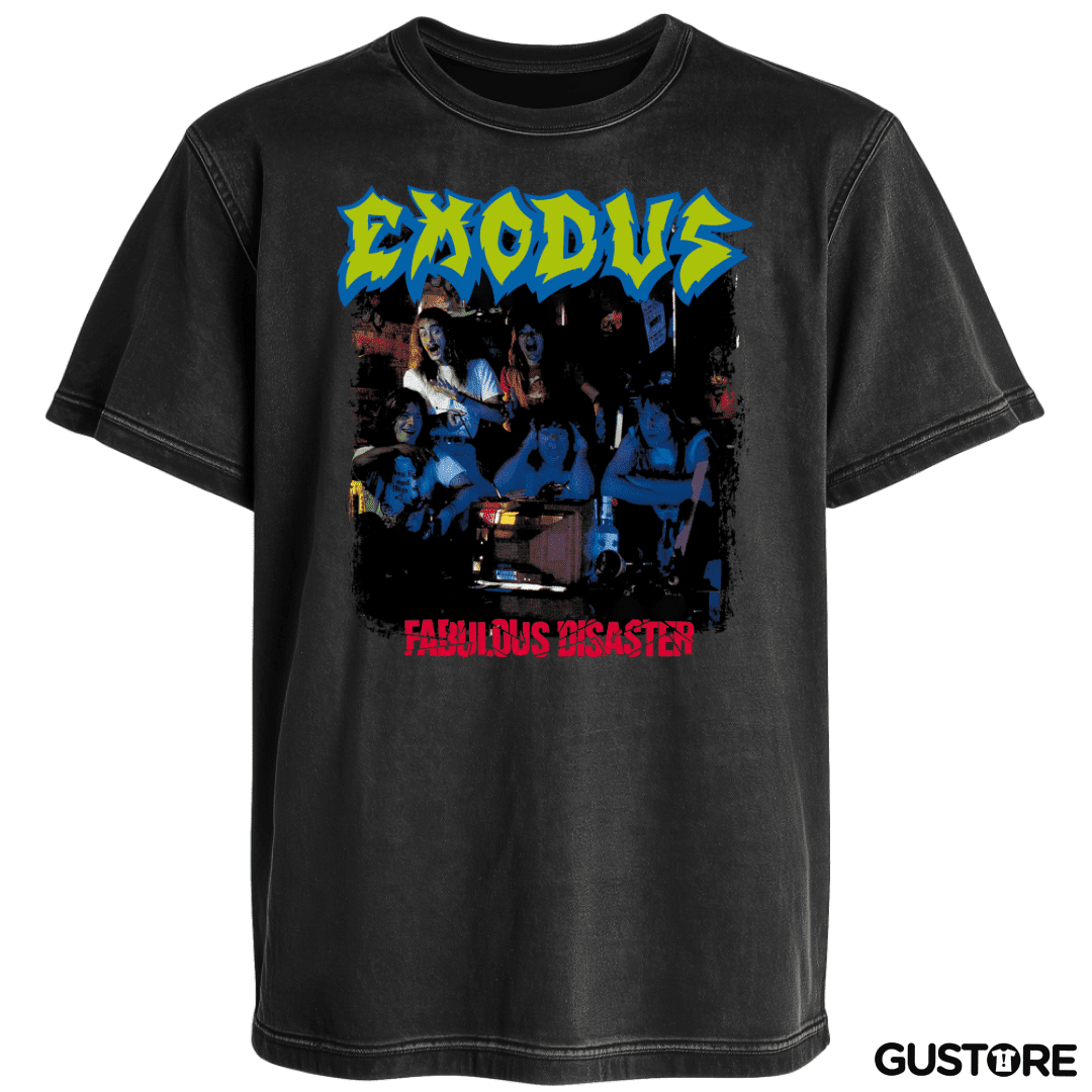 Polera desgastada Exodus Fabulous Disaster