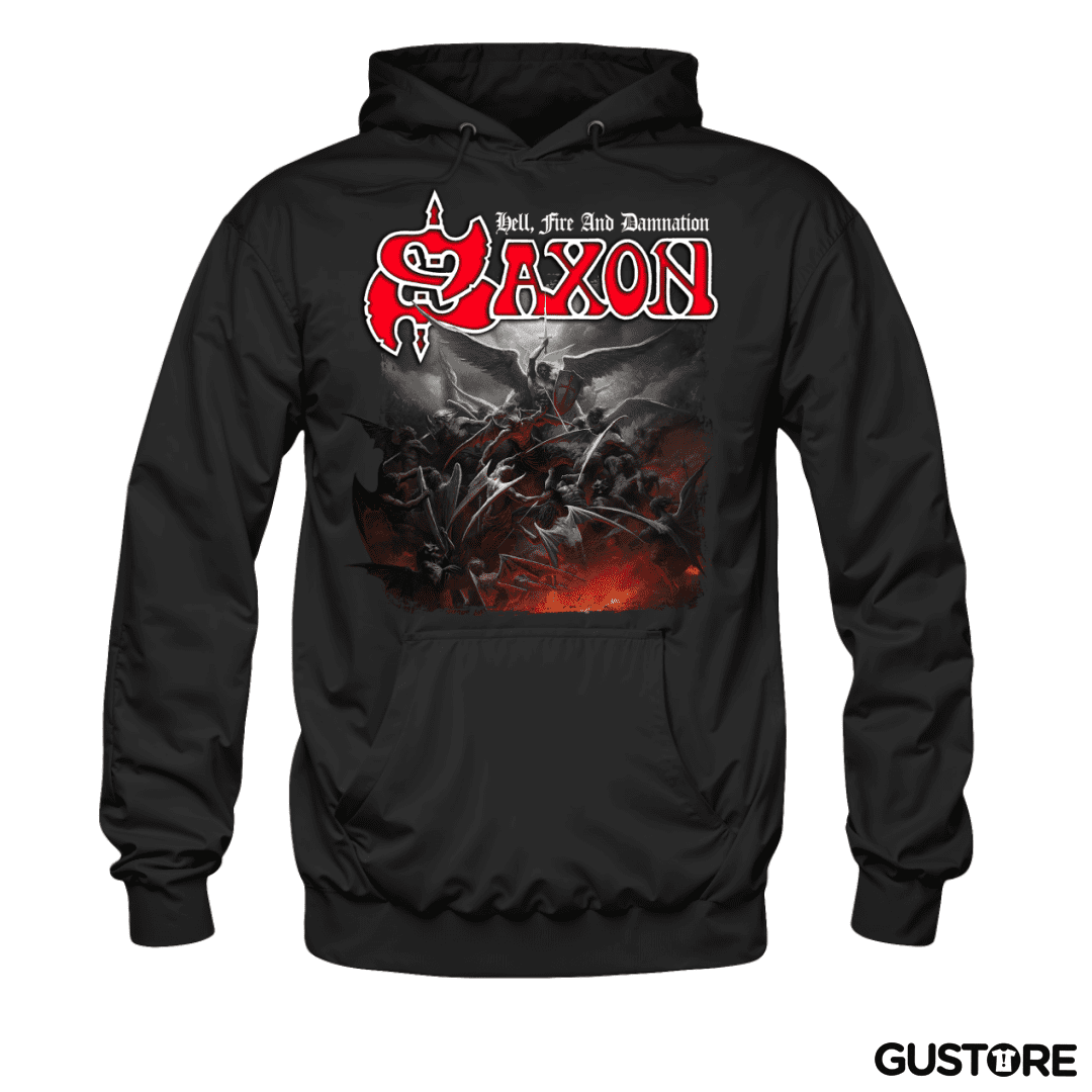 Polerón Canguro Saxon Hell Fire and Damnation