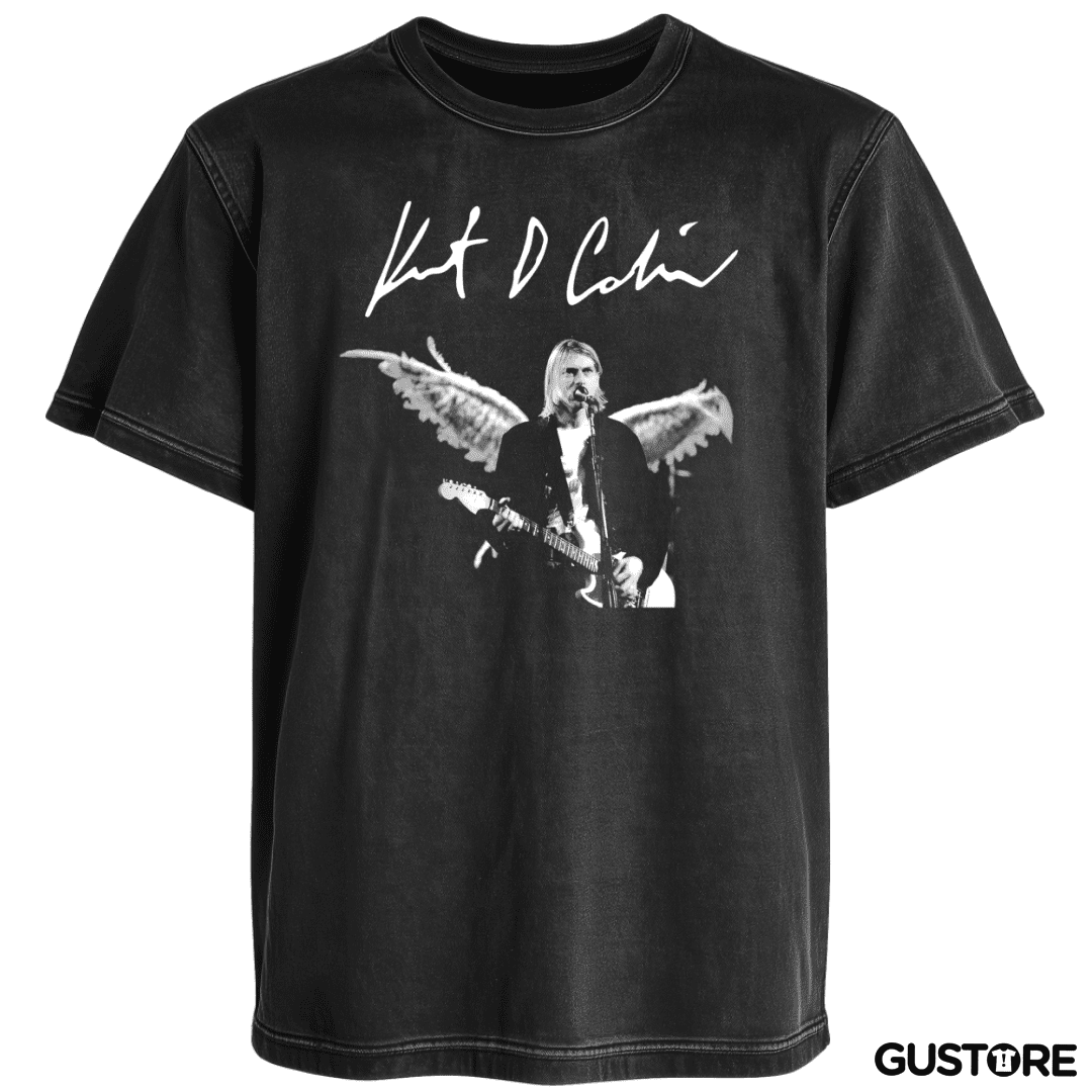 Polera desgastada Kurt Cobain