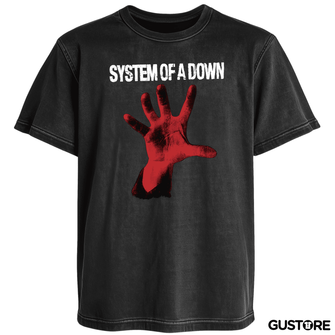 Polera desgastada System of a Down 2