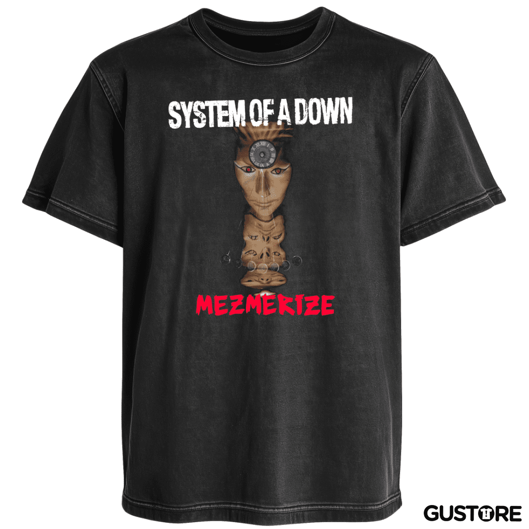 Polera desgastada System of a Down Mesmerize