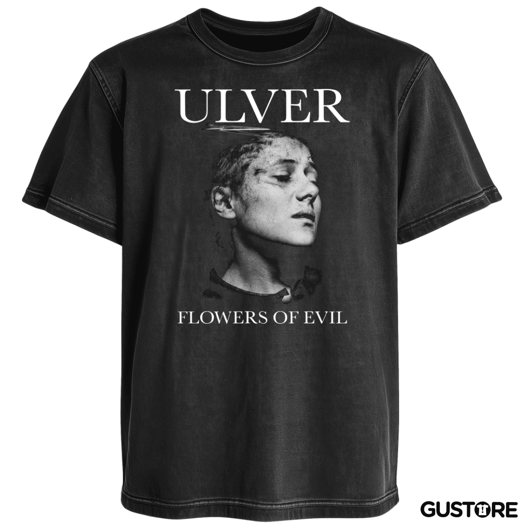 Polera desgastada Ulver Flowers of Evil