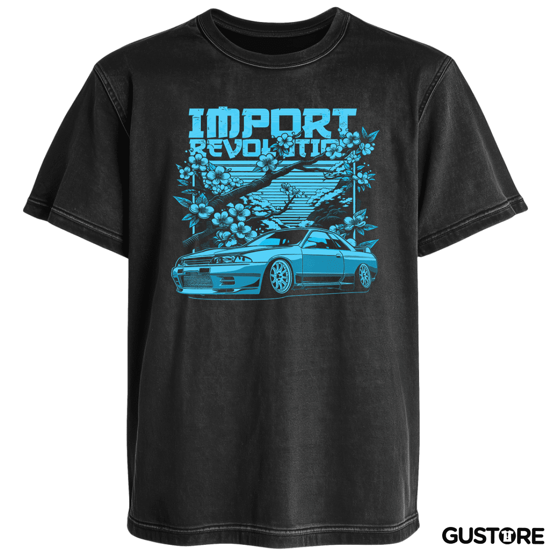 Polera desgastada Skyline r34