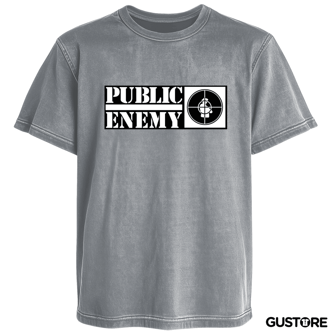 Polera desgastada Public Enemy