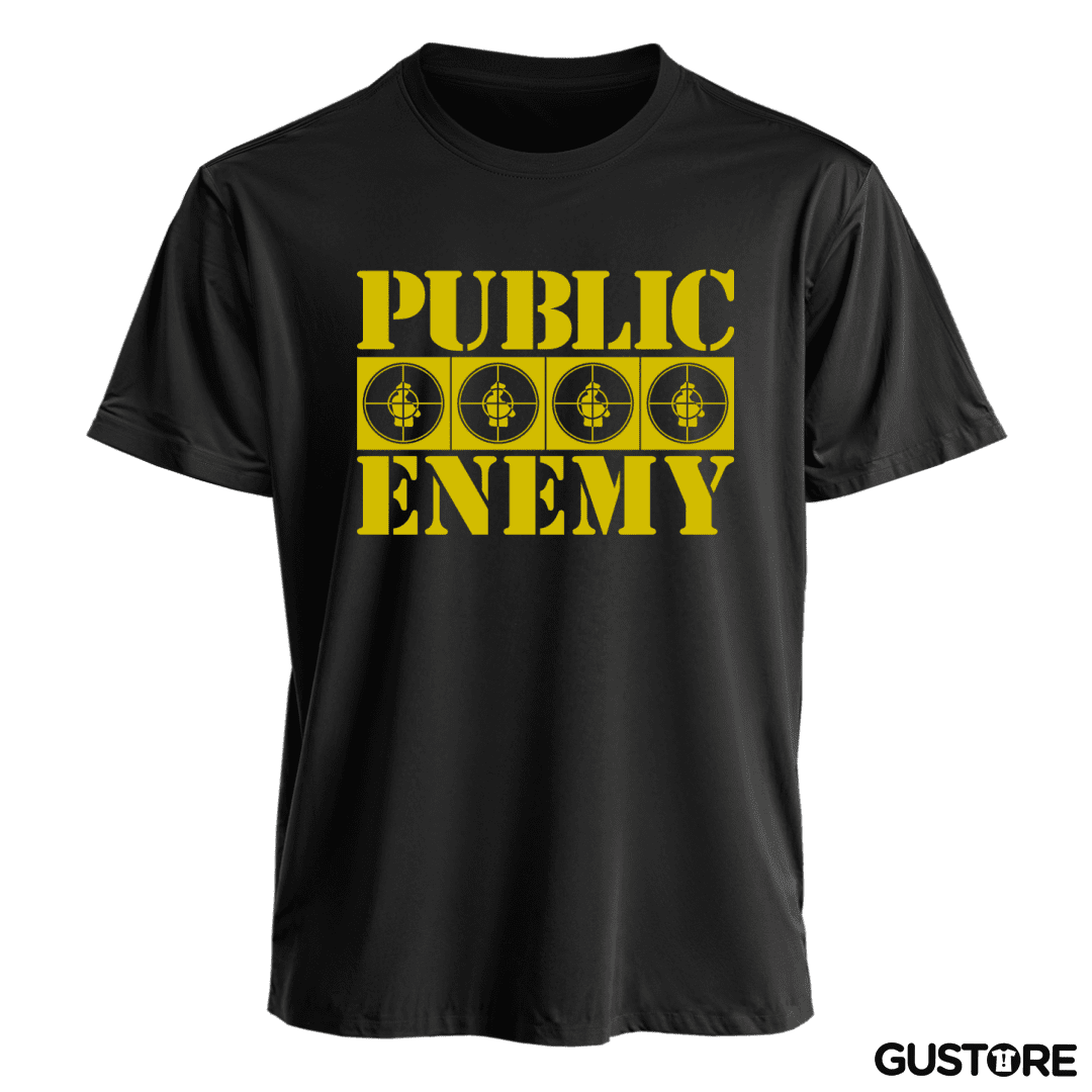 Polera PUBLIC ENEMY YELLOW