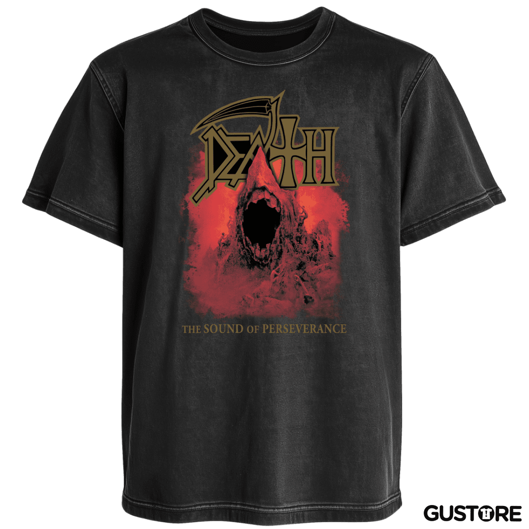 Polera desgastada Death The Sound of Perseverance