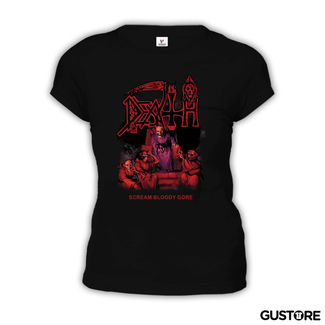 Polera de Mujer Death Scream Bloody Gore 
