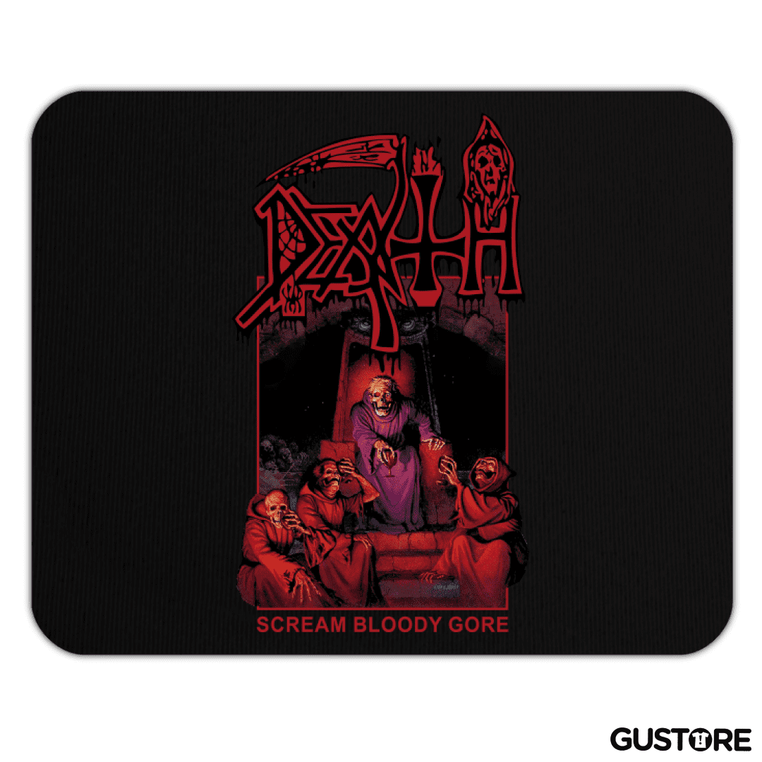 Mousepad Death Scream Bloody Gore v2