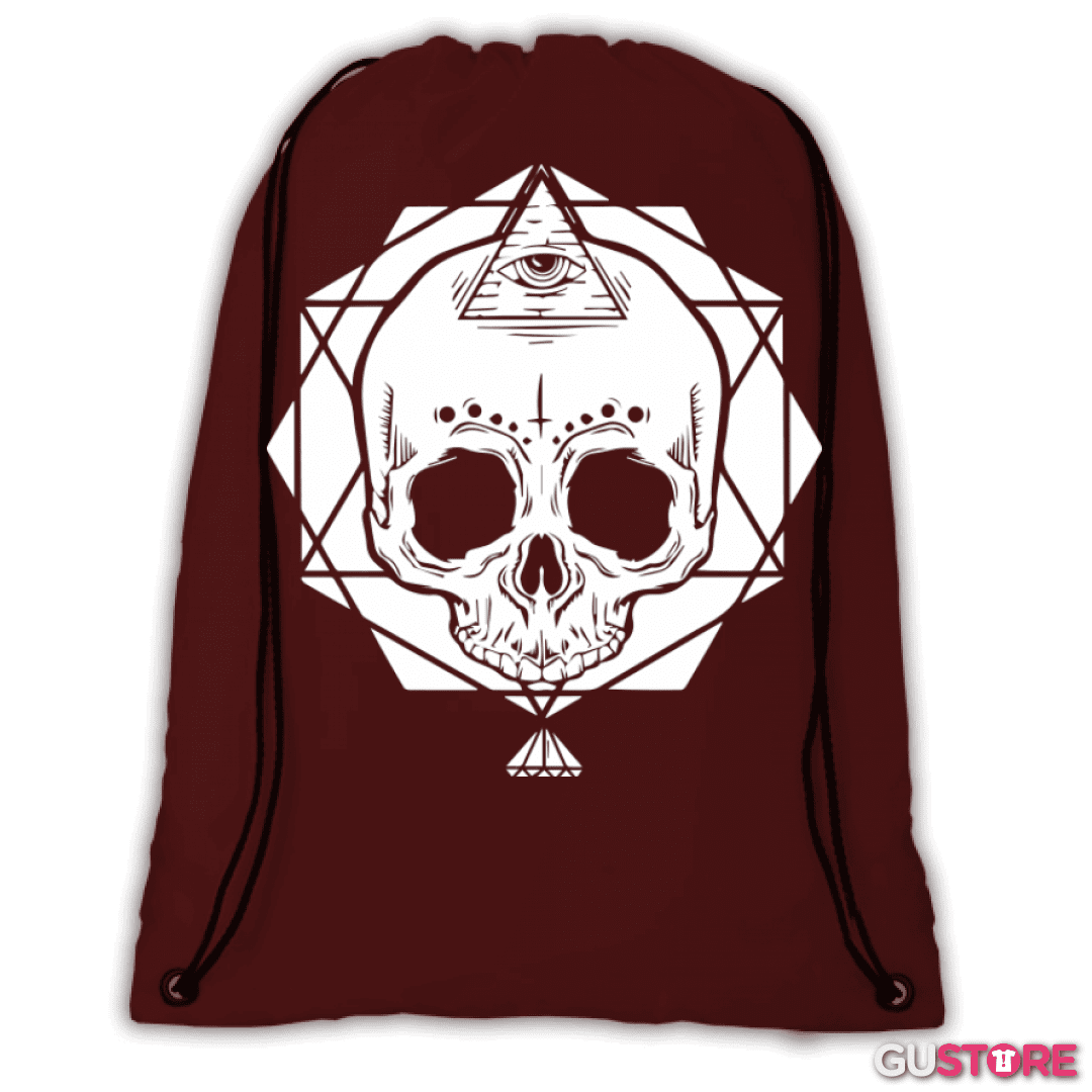 Mochila White Skull