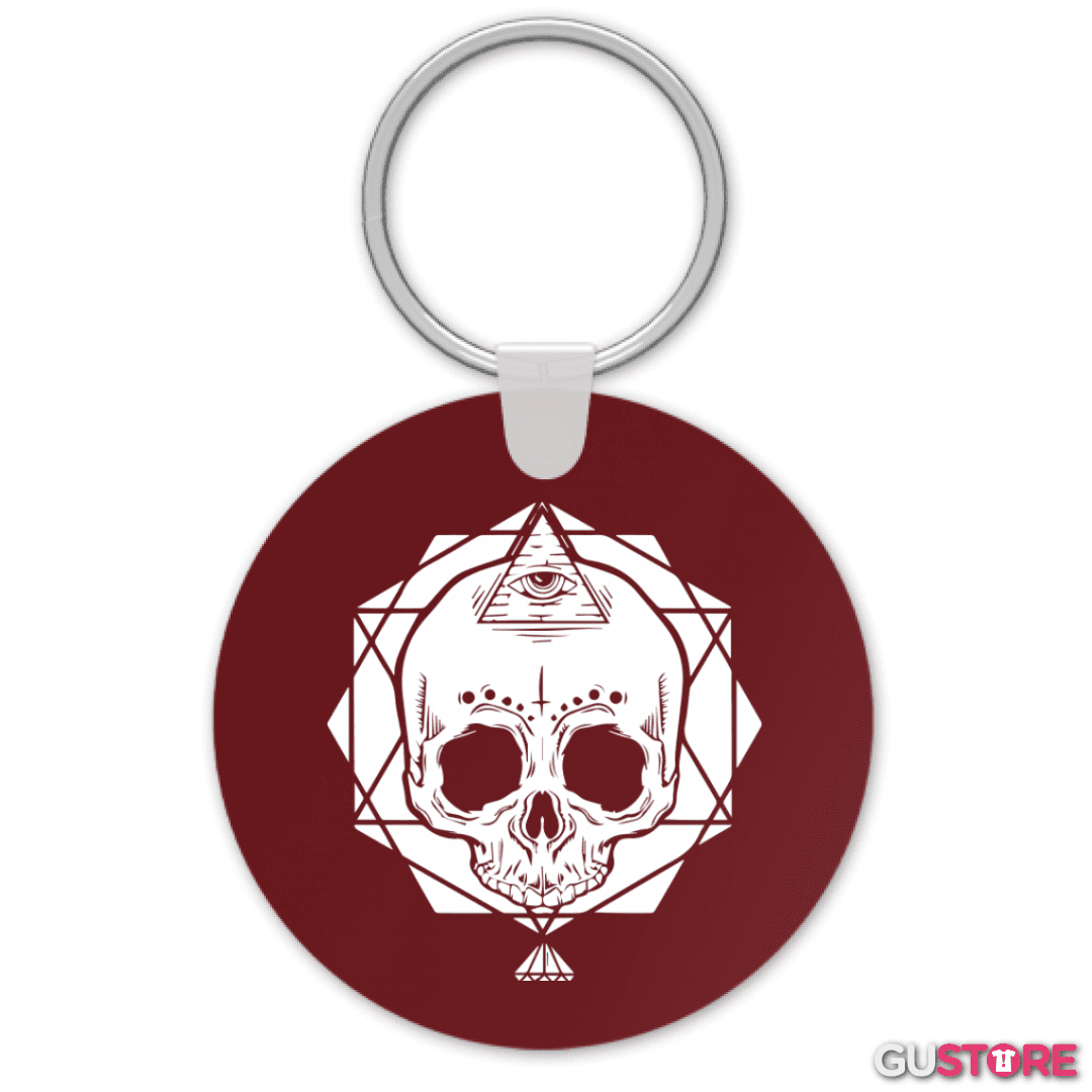 Llavero White Skull