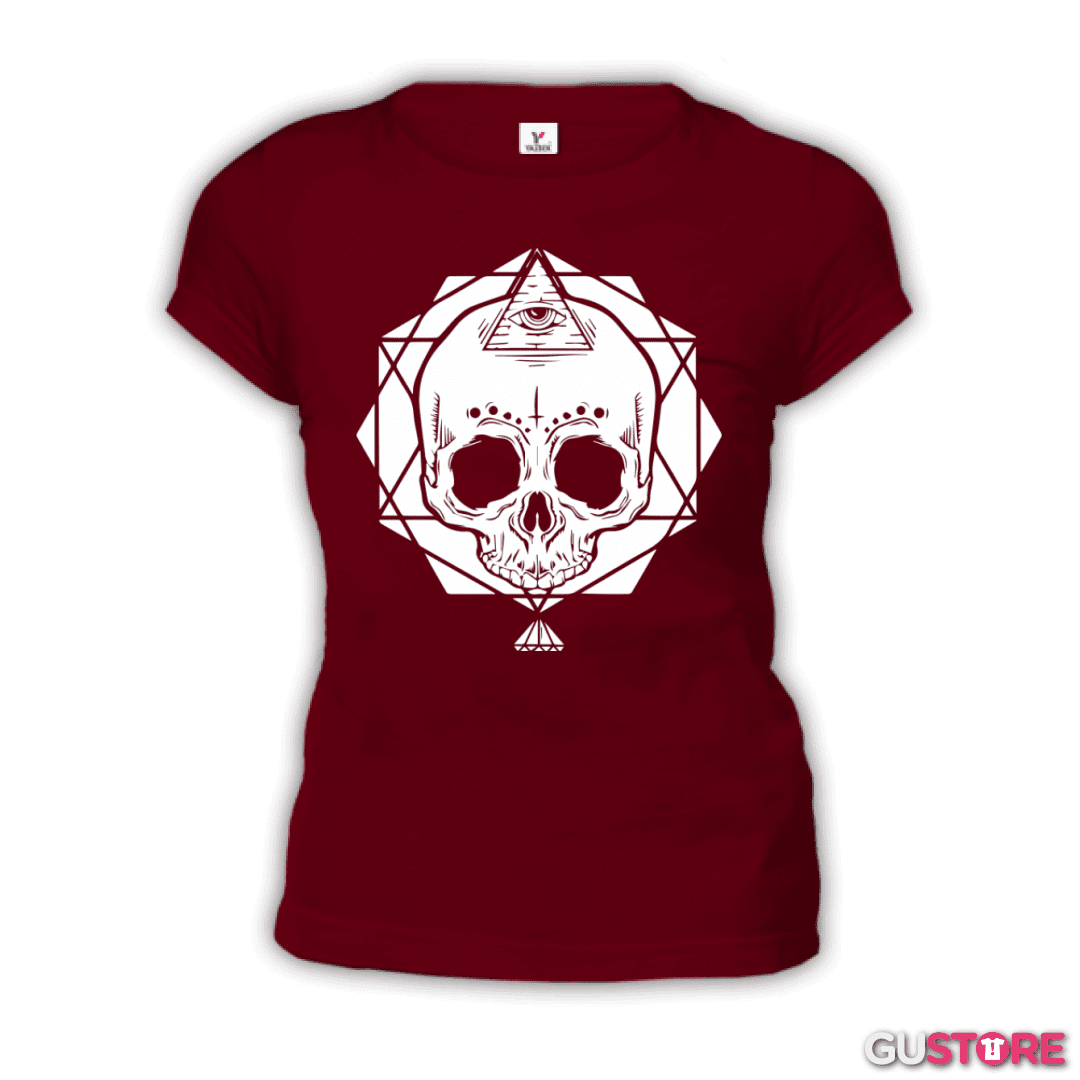 Polera de Mujer White Skull