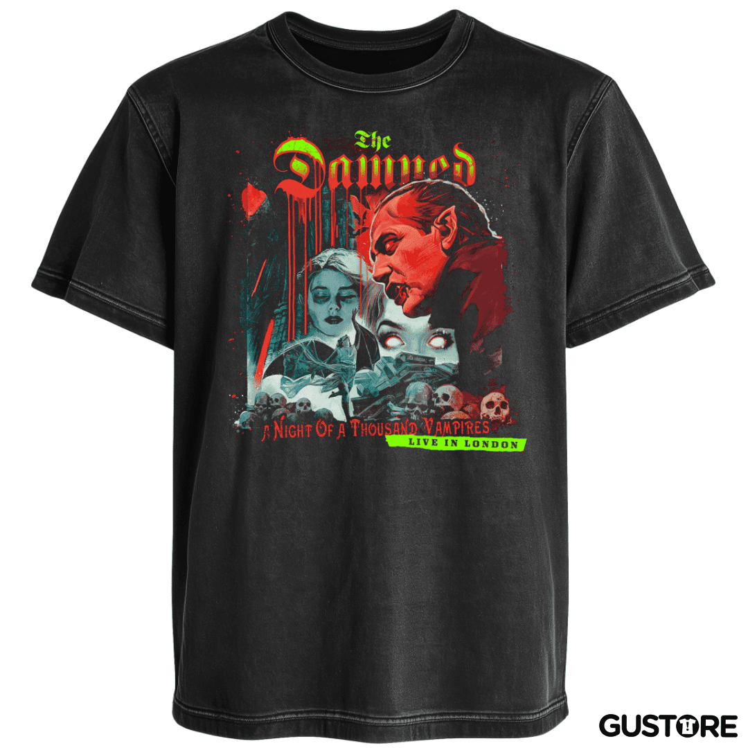Polera desgastada The Damned A Night of 