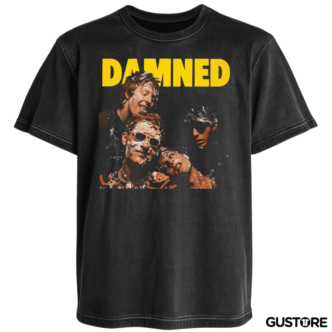 Polera desgastada The Damned Damned Damned