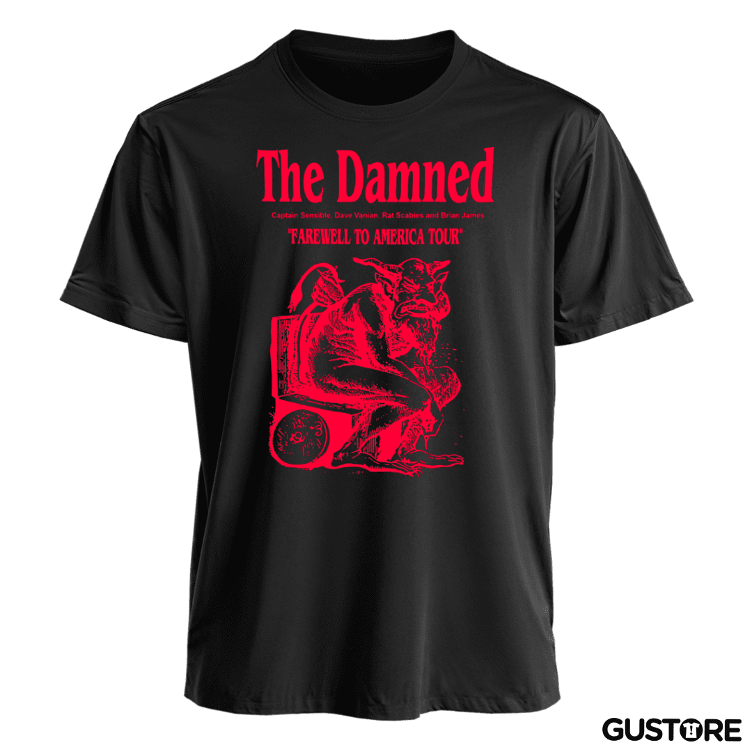 Polera The Damned Farewell To America