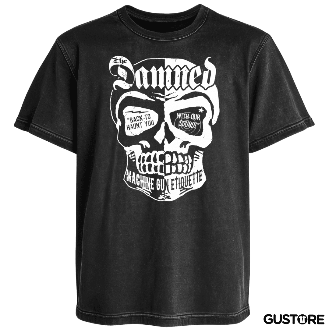 Polera desgastada The Damned Skull