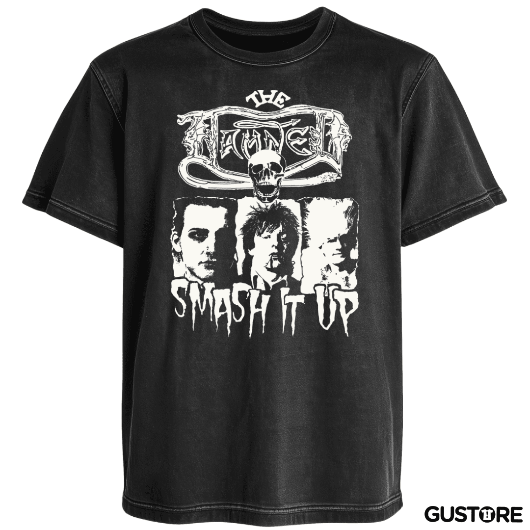 Polera desgastada The Damned Smash it Up