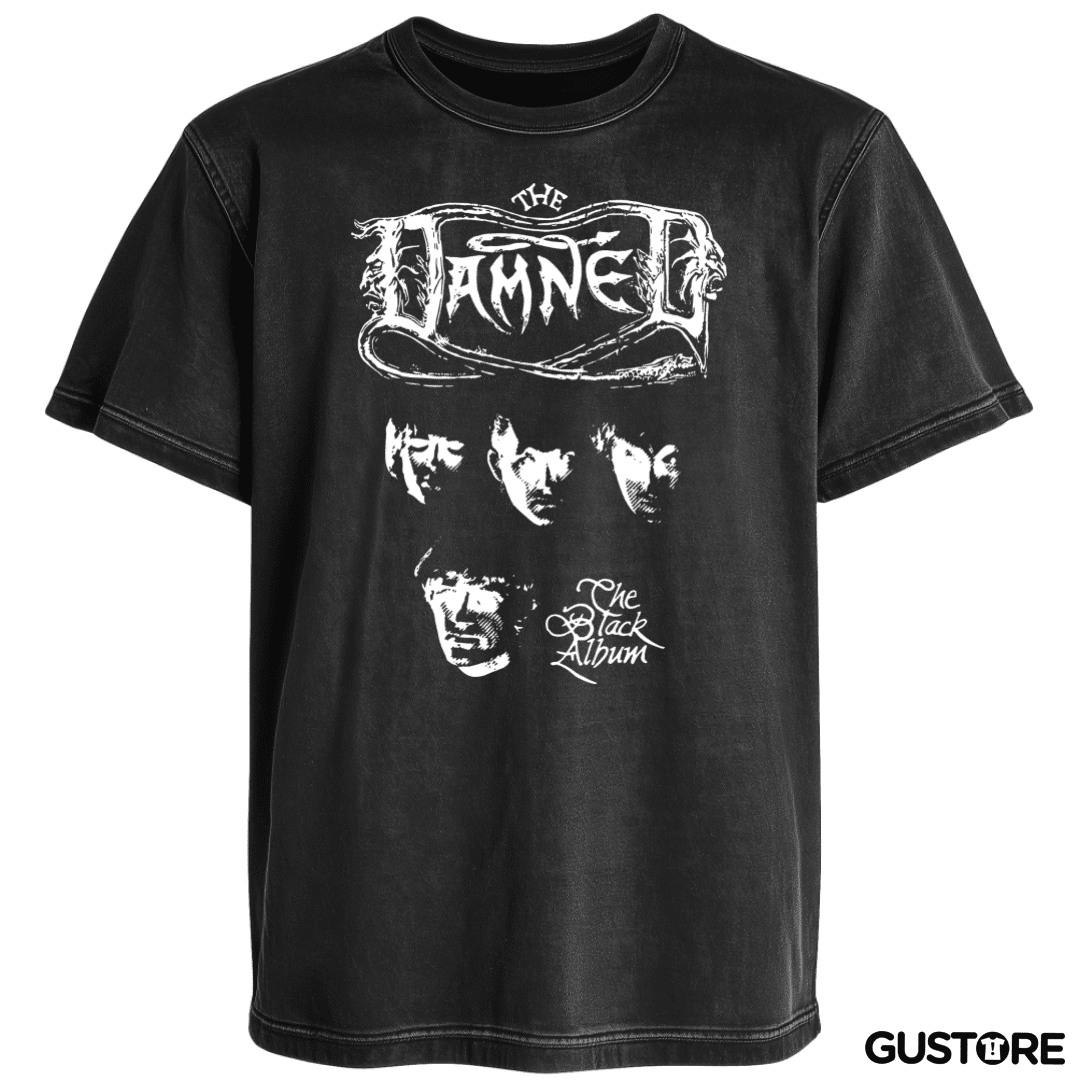 Polera desgastada The Damned The Black Album