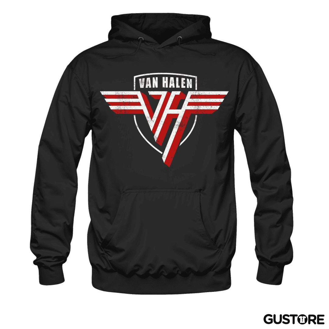 Polerón Canguro Van Halen Logo